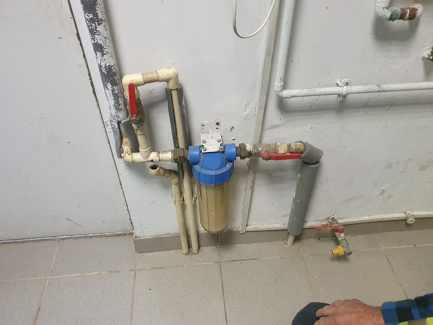 Filtr i instalacja wodociągowa